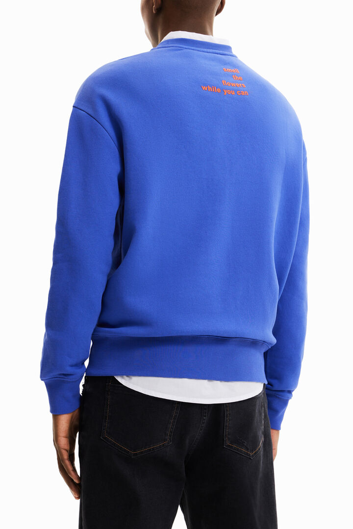 Sudadera bordado flor | Desigual