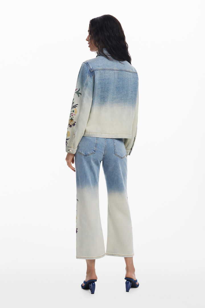 Giacca di jeans con fiori | Desigual