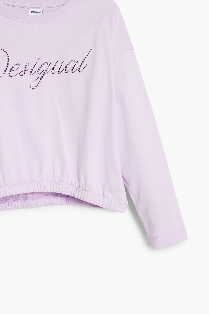 T-shirt unie logo strass | Desigual
