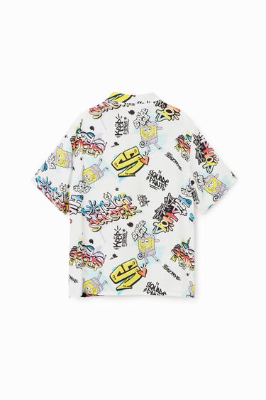 Koszula w wakacyjnym stylu ze SpongeBobem | Desigual