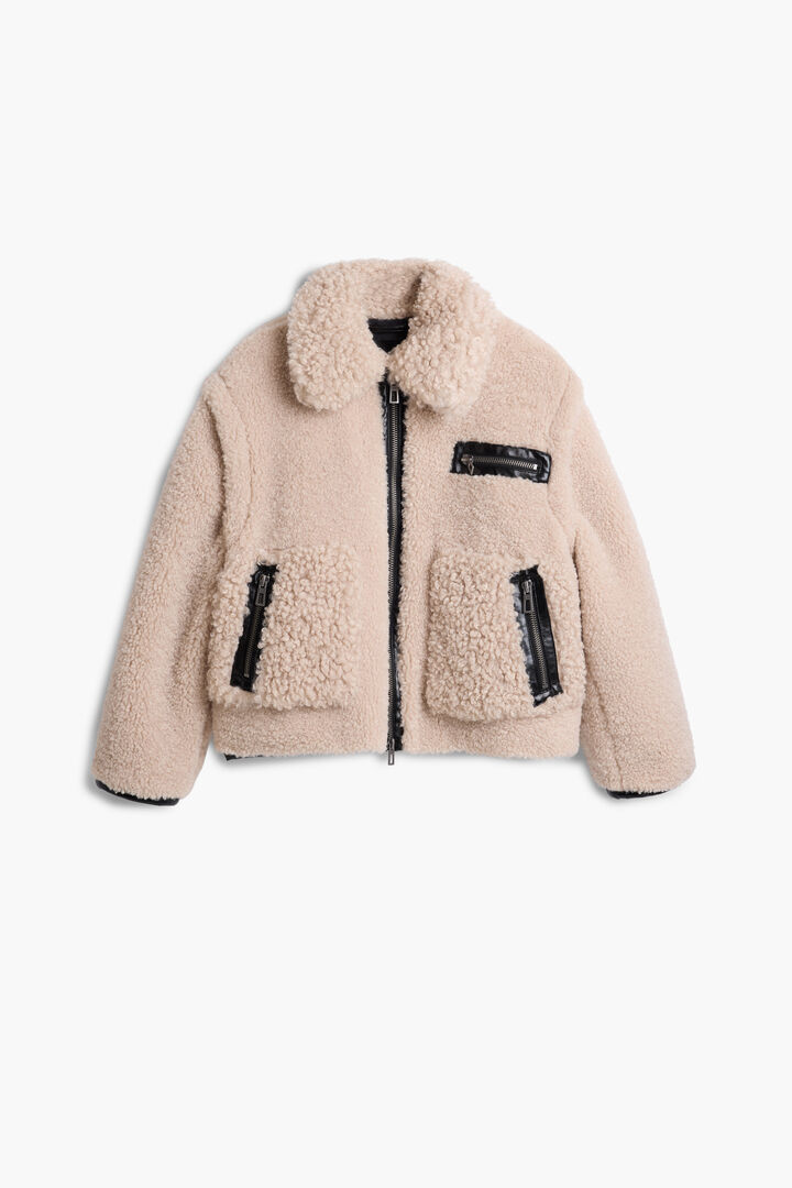 Chaqueta corta borreguito