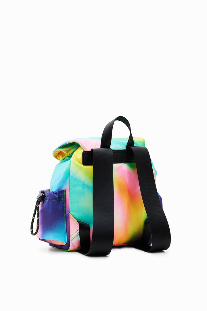 Midsize nylon tie-dye backpack | Desigual