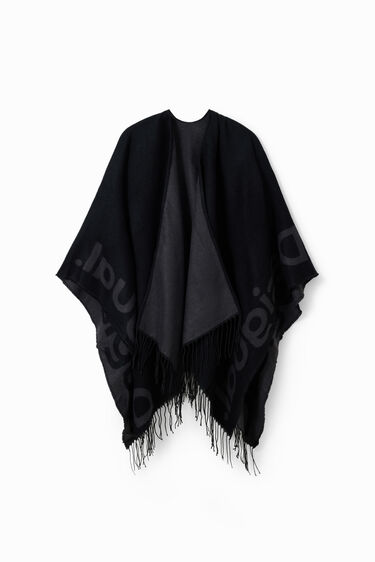 Poncho reversible logo | Desigual