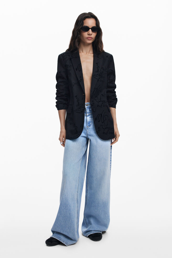 Lettering blazer | Desigual