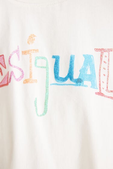 T-shirt logo multicolore | Desigual