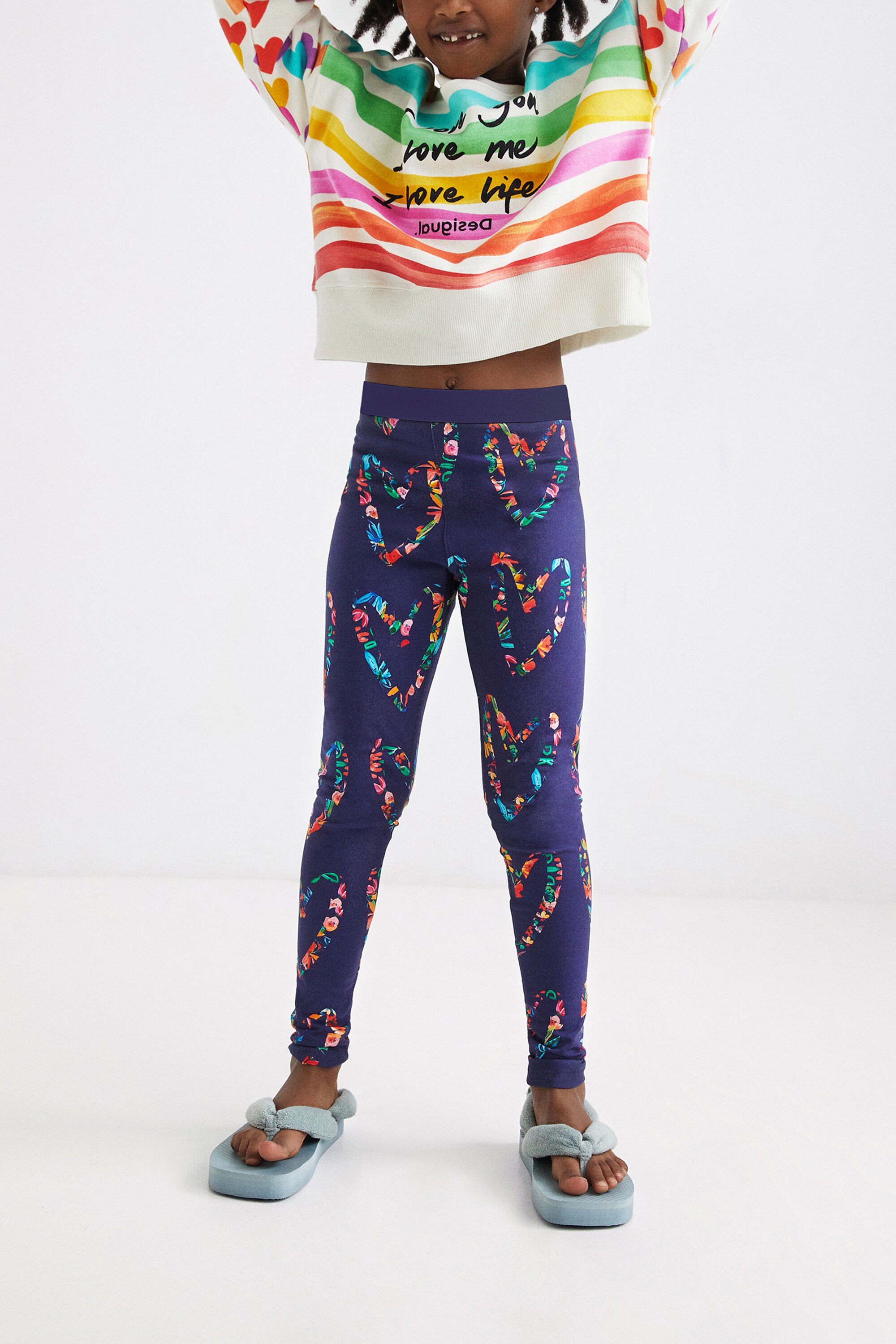 Love heart leggings deals
