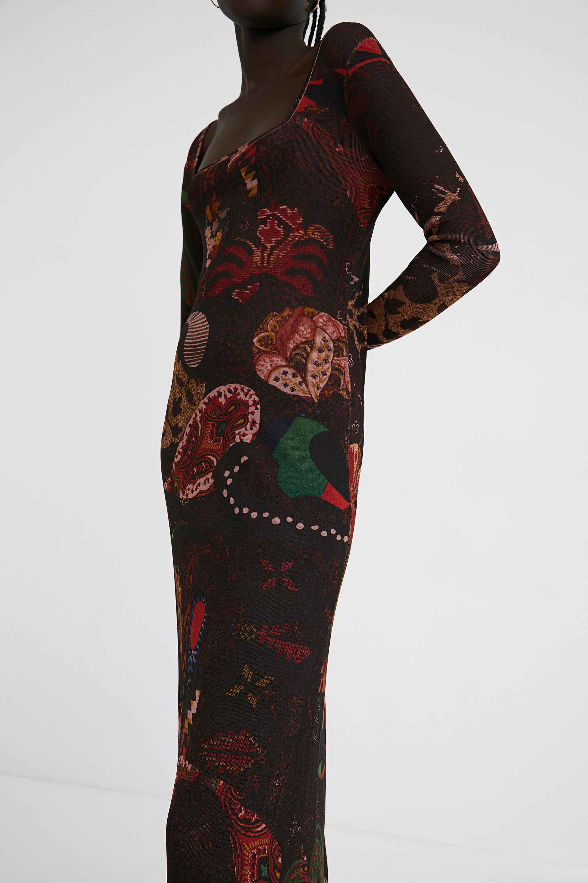 Long paisley dress | Desigual.com