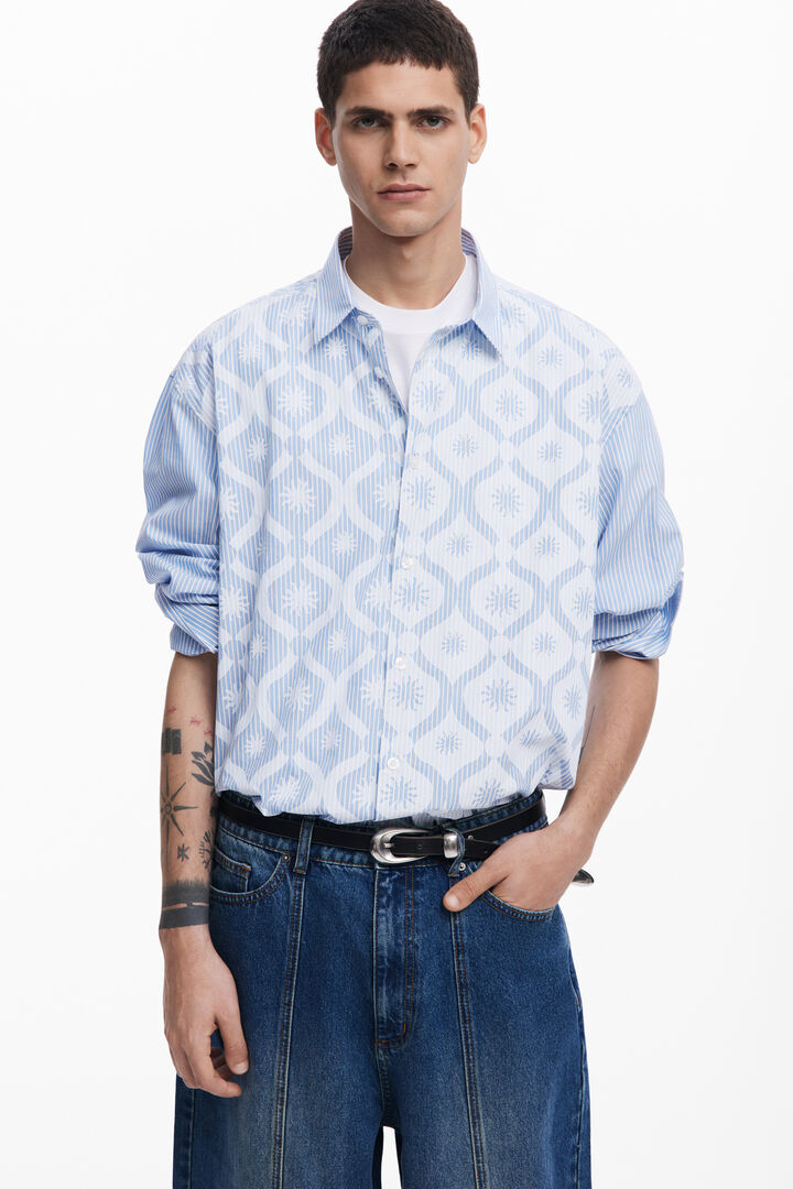 Long-sleeve striped shirt | Desigual