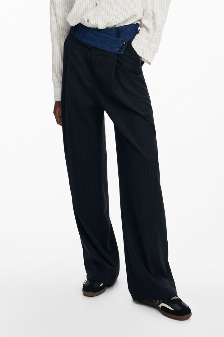 Calça de alfaiataria combinada | Desigual
