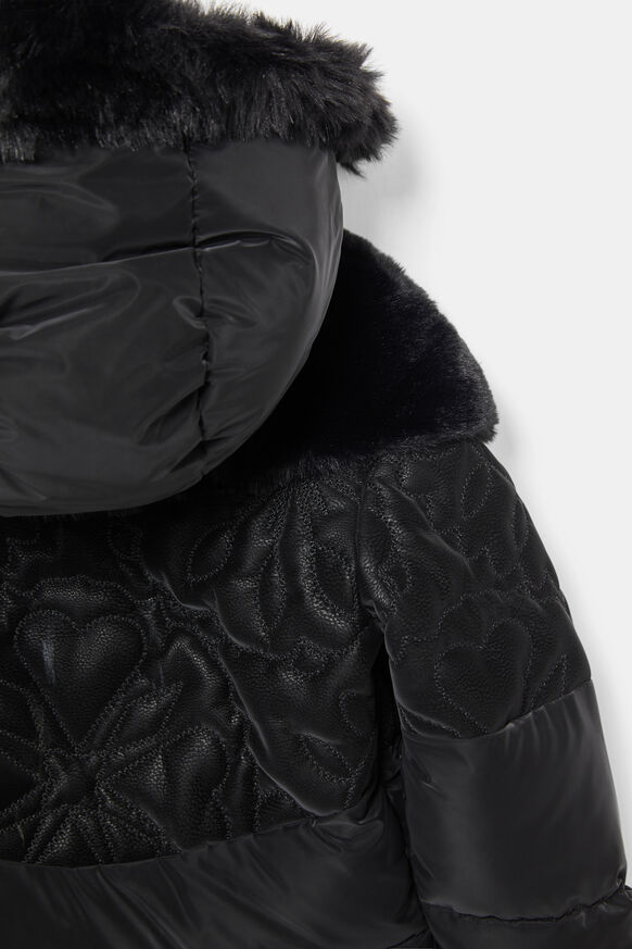 Long padded coat hood | Desigual