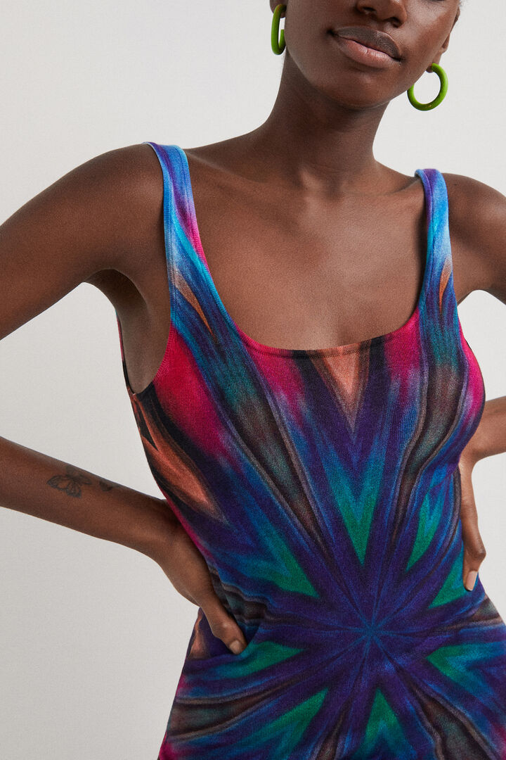 Kaleidoscope knit dress | Desigual