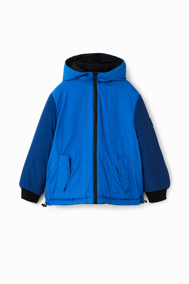 Chaqueta reversible capucha | Desigual