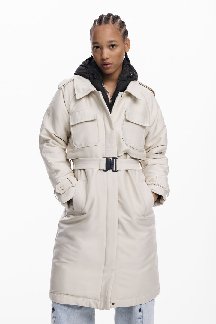 Light long padded jacket | Desigual