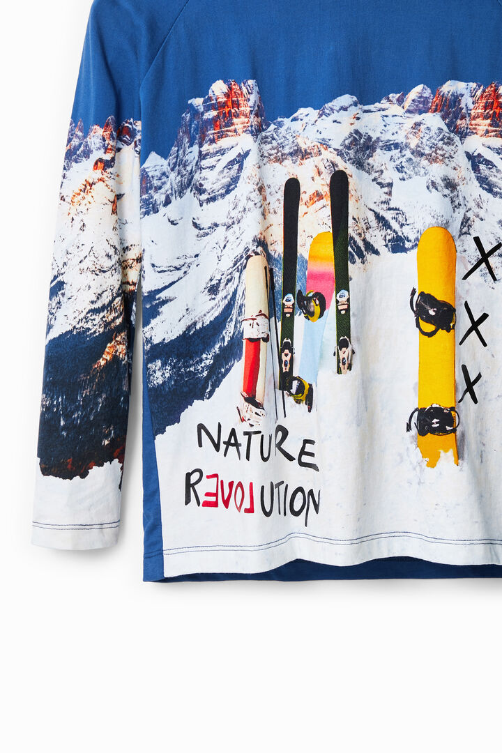 Camiseta manga larga snowboard | Desigual
