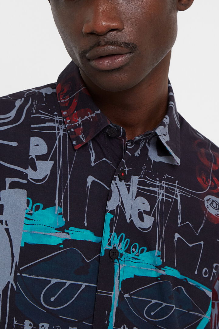 Camisa urbana estilo grafiti | Desigual