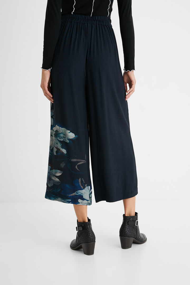 Floral culotte trousers | Desigual