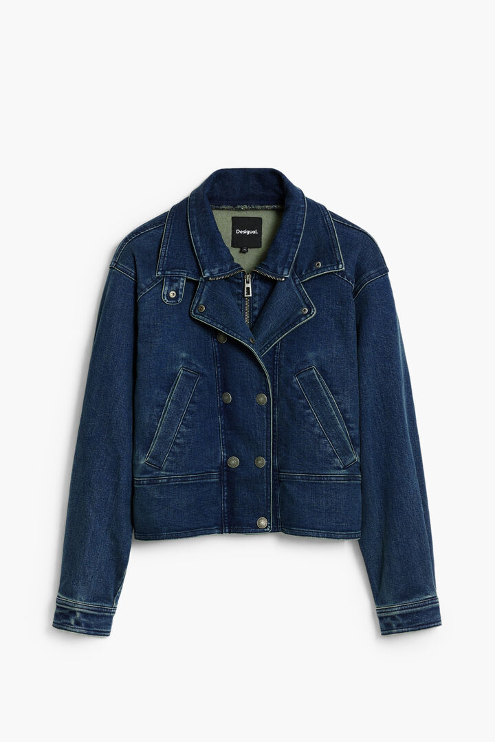 Double-collar denim jacket | Desigual