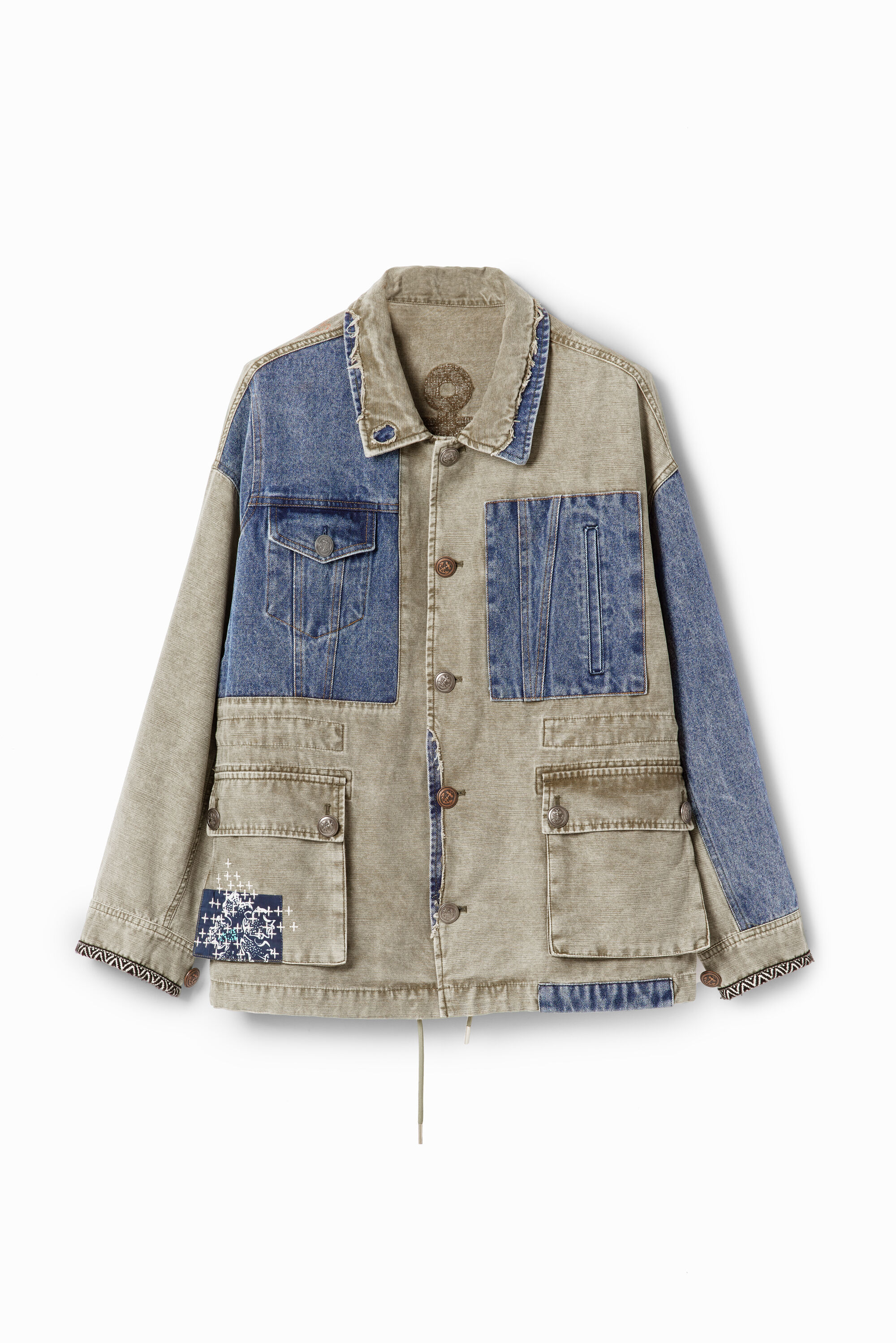 Chaqueta parka híbrida - GREEN - XL