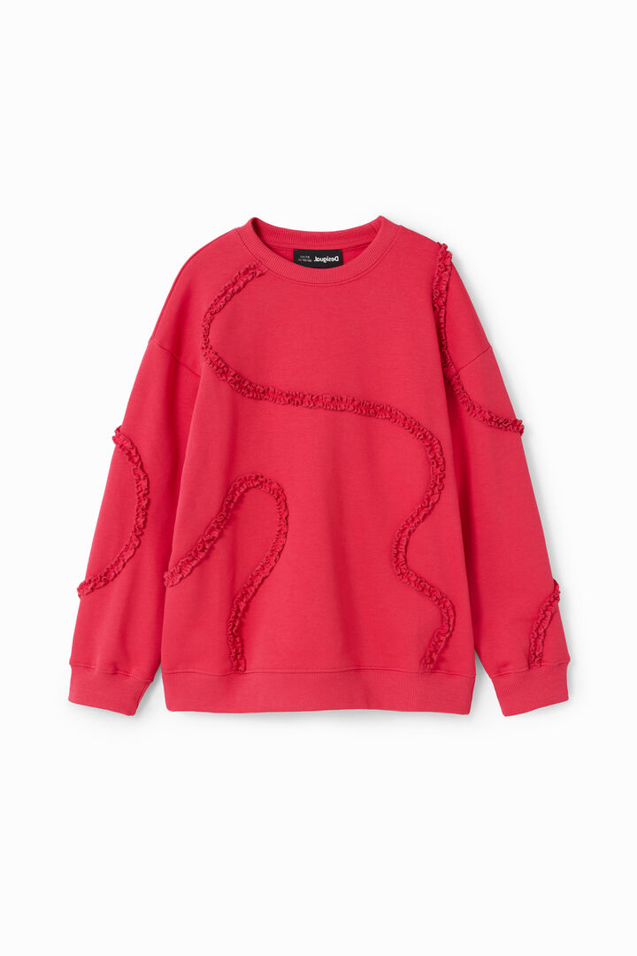 Felpa nastro plissettato | Desigual