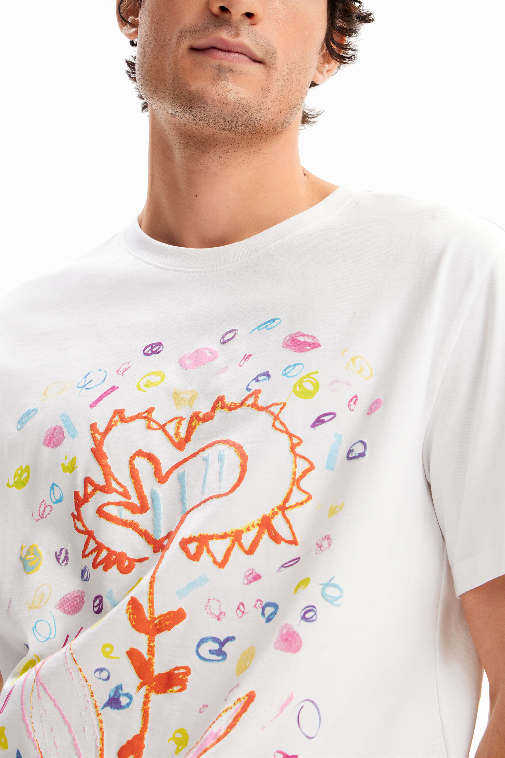 Tee shirt decontracte on sale