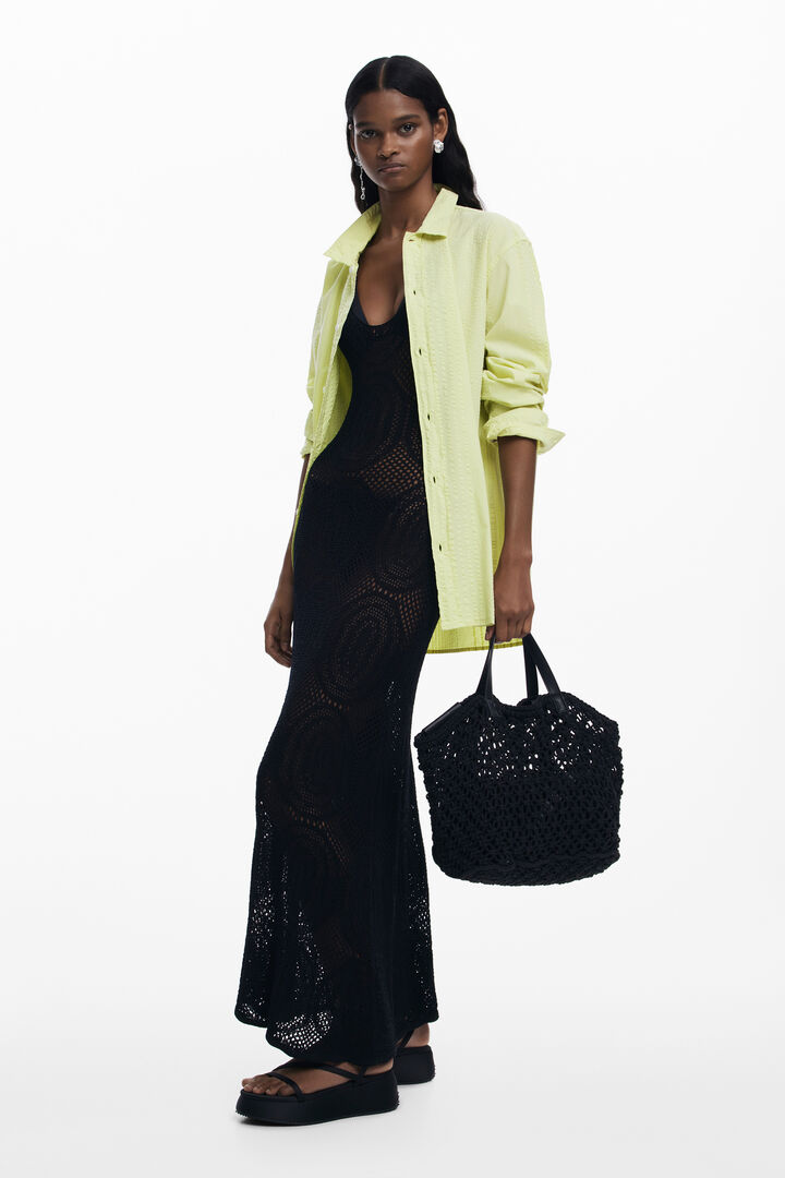 Mini crochet crossbody bag | Desigual