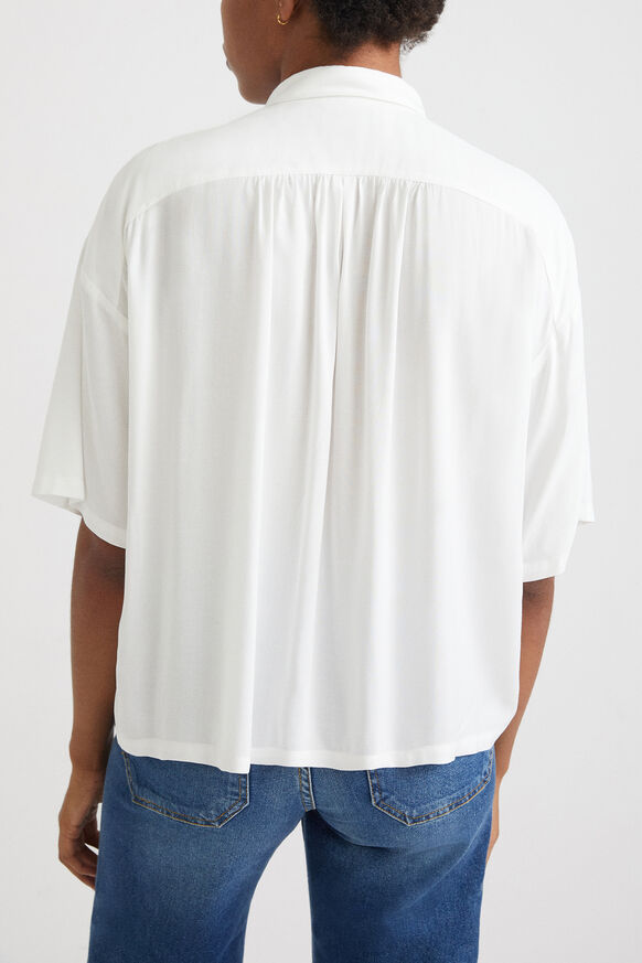 Short oversize shirt lettering | Desigual