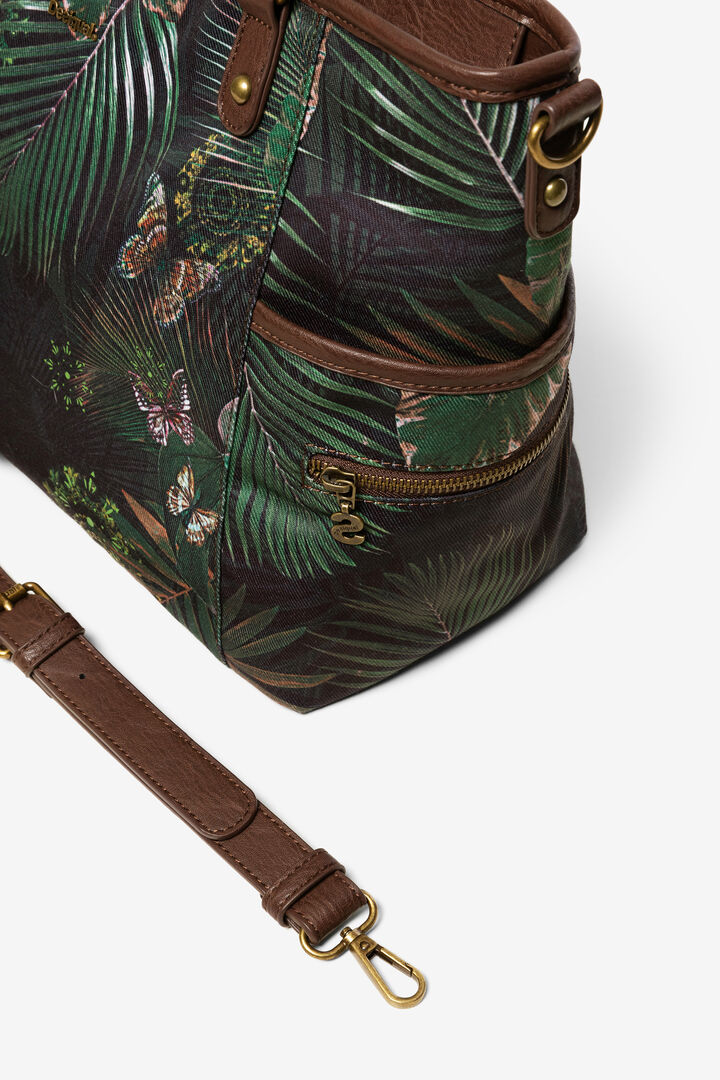 Sac vert à print tropical Maxton | Desigual