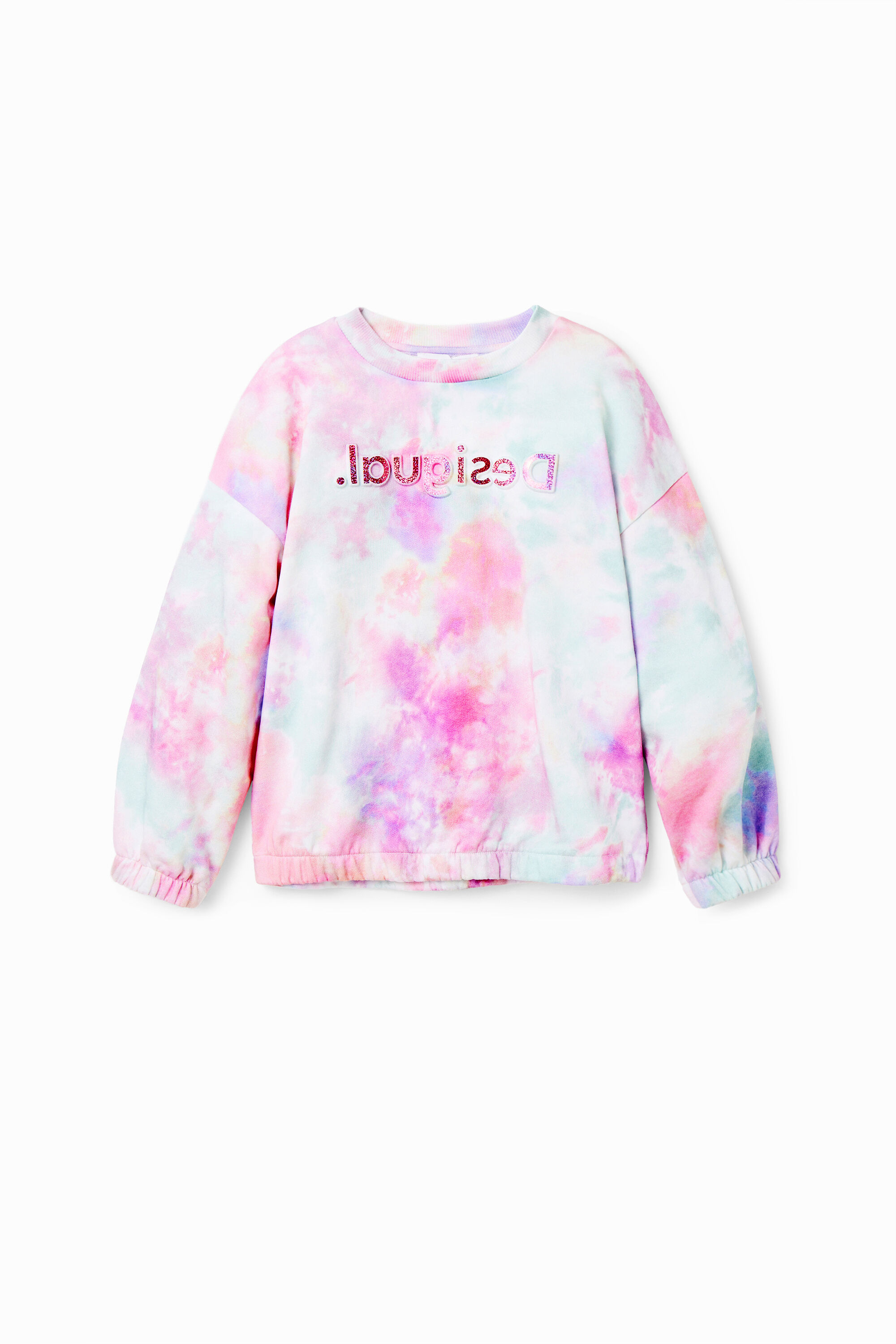 Tie-dye logo sweatshirt