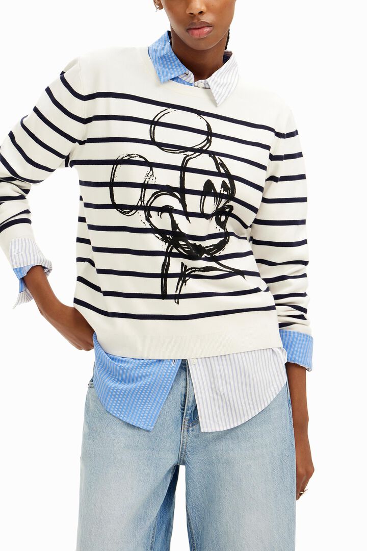 Pull rayures Mickey Mouse | Desigual