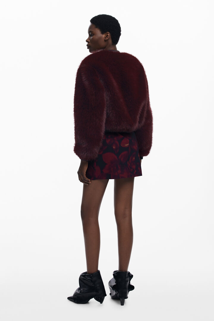 Chaqueta pelo frambuesa | Desigual