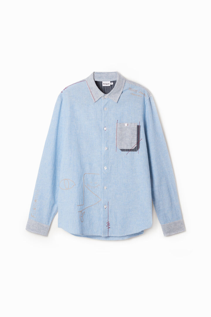 Camisa de manga larga grunge | Desigual