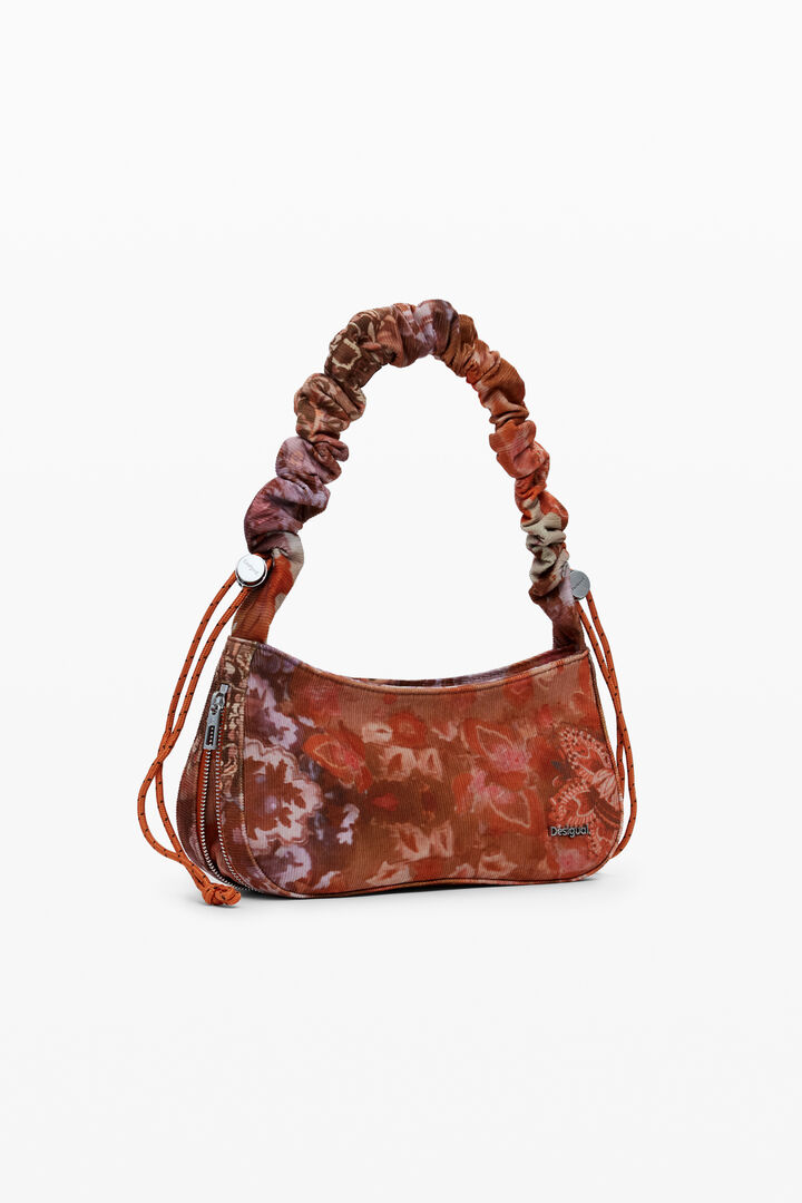 Mittelgroße Umhängetasche mit Blumenstruktur | Desigual