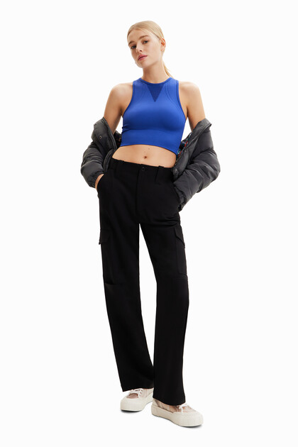 Short stretch sport top