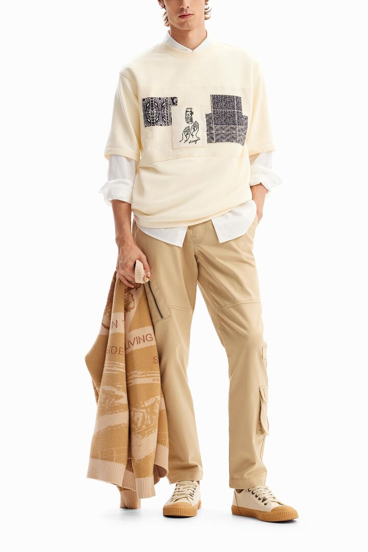 Camiseta patch bordados | Desigual