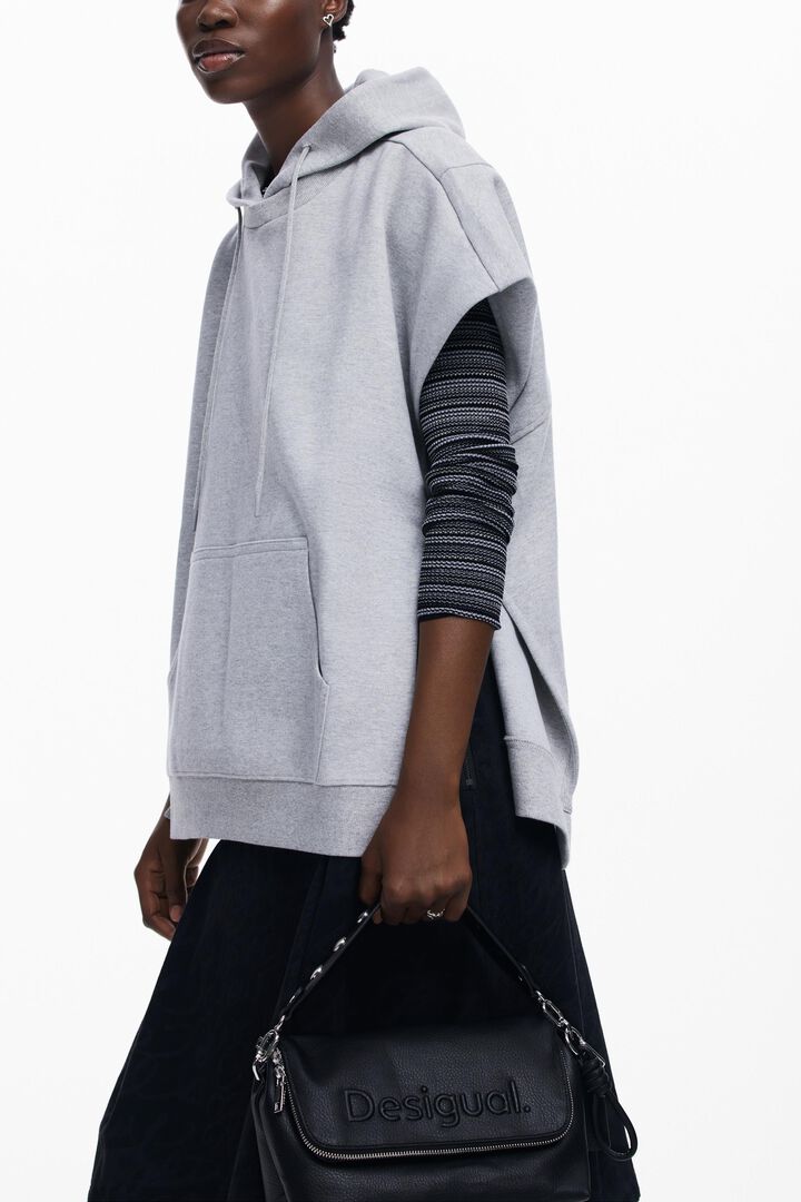 Plain poncho sweatshirt | Desigual