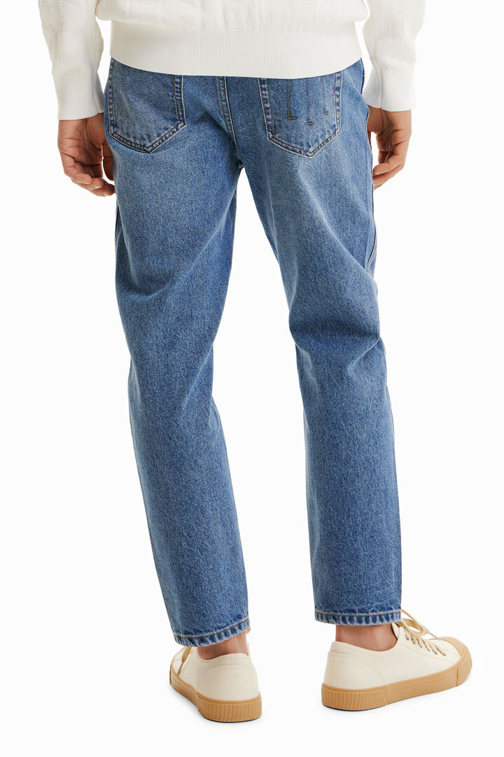 Straight patchwork jeans | Desigual