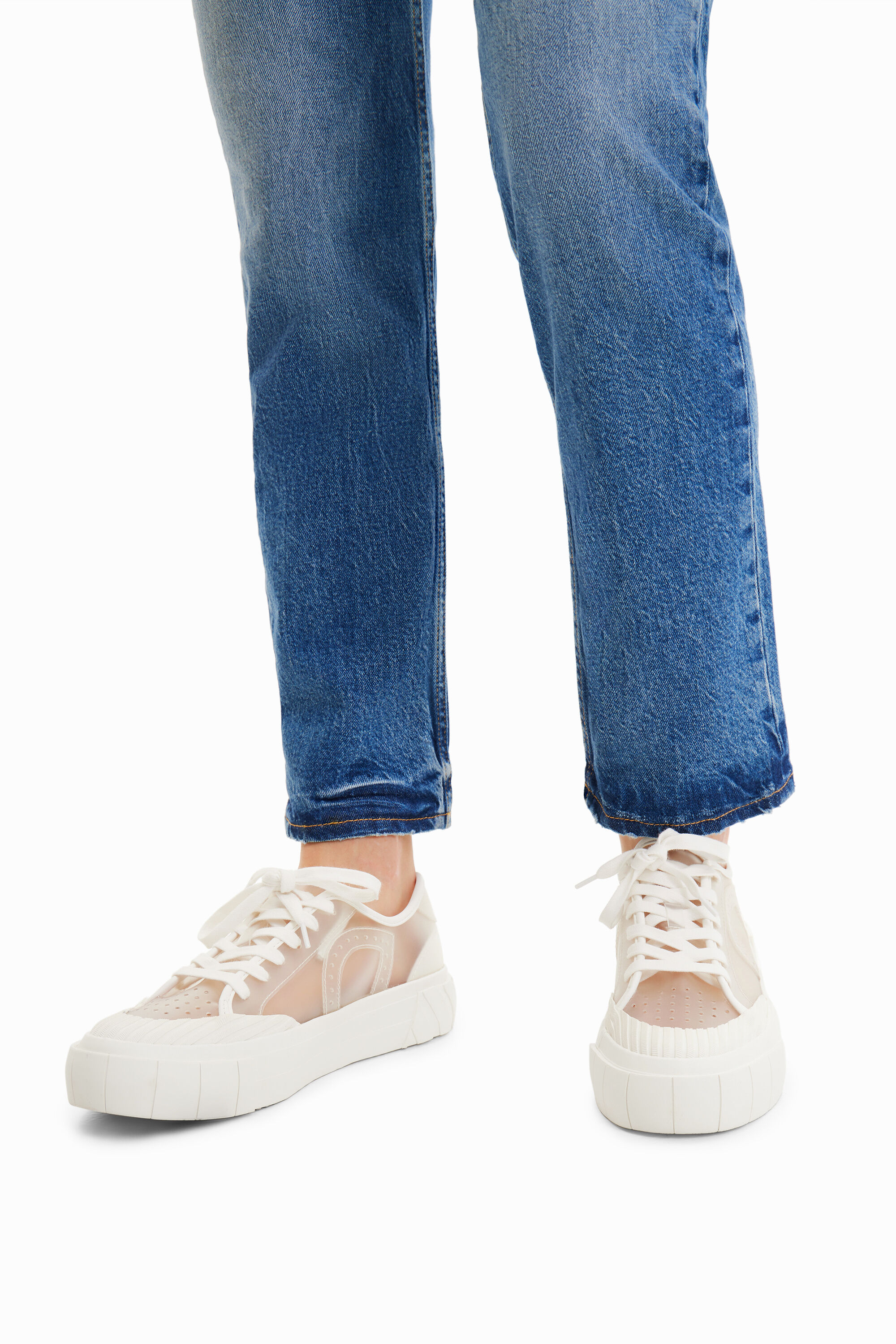 Women s Transparent platform sneakers I Desigual