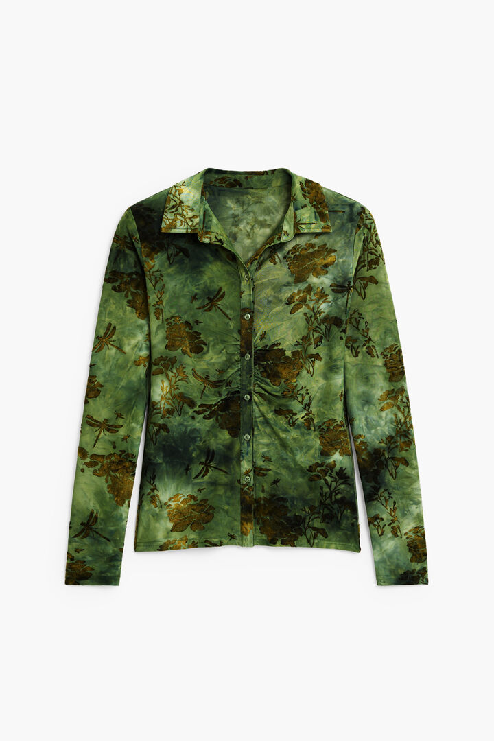 Chemise floqu&eacute;e