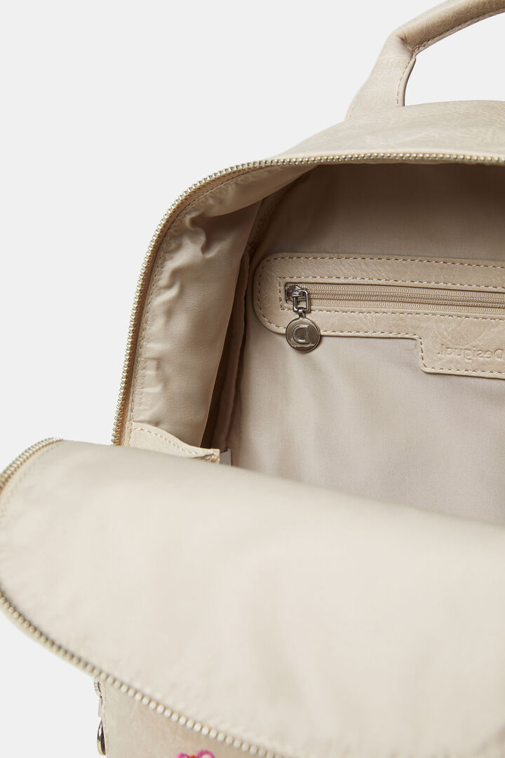 Mochila efecto piel mandalas | Desigual
