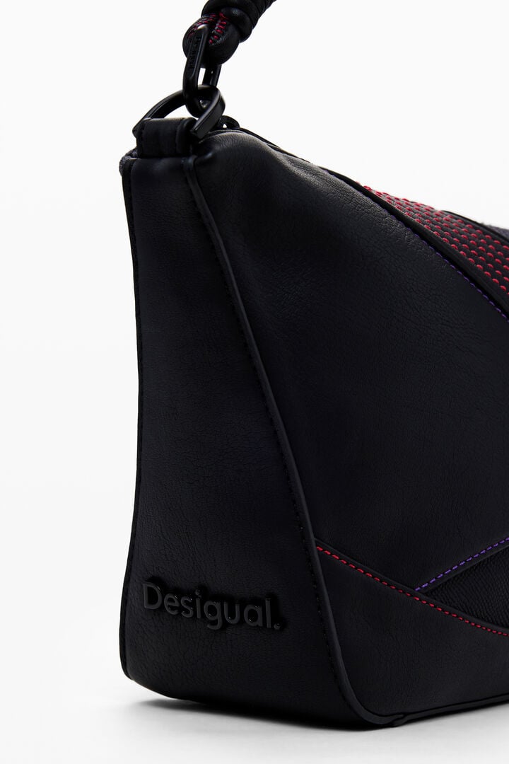 Bolso pespuntes pequeño | Desigual