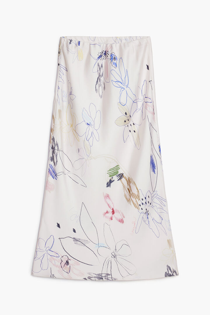Faldilla llarga traços | Desigual