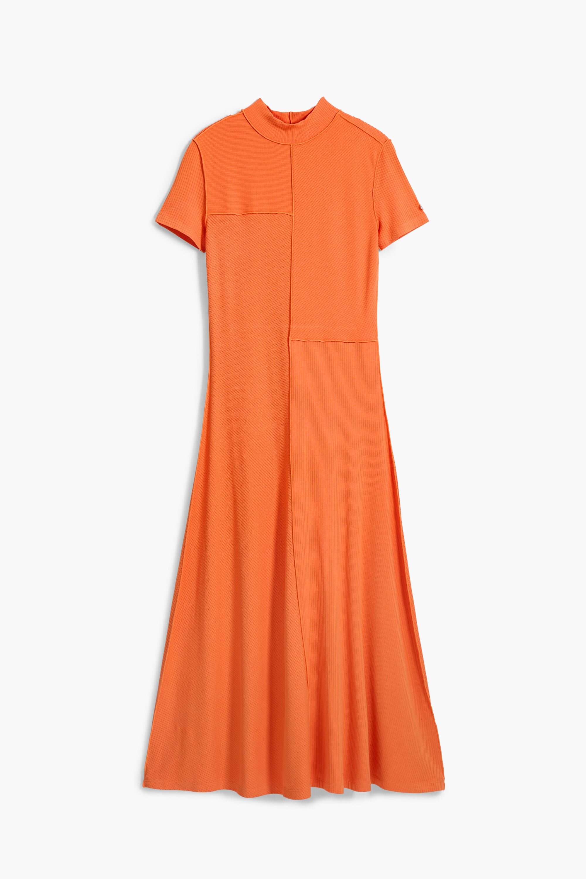 Desigual, Midikleid mit Rollkragen, Viskose, Orange, L