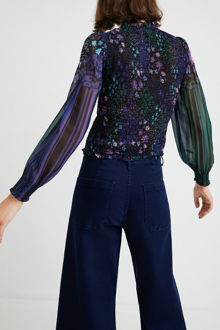 Blusa ajustada floral | Desigual