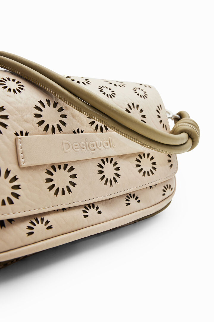 Sac à bandoulière M estampé fleurs | Desigual