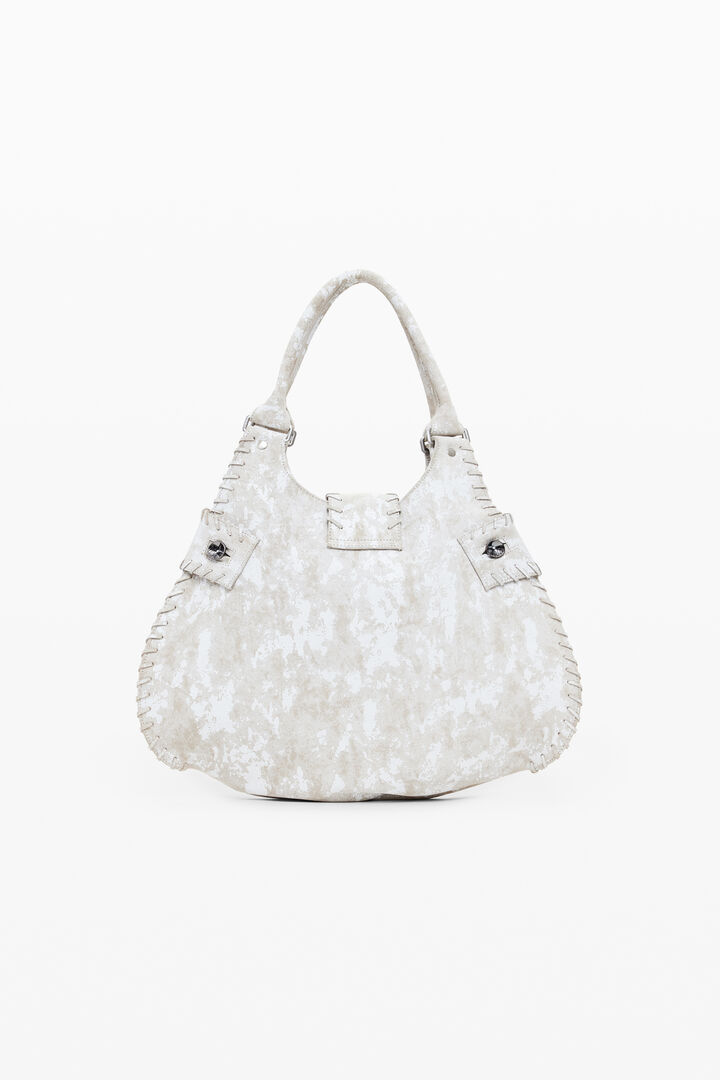 Small woven leather bag | Desigual