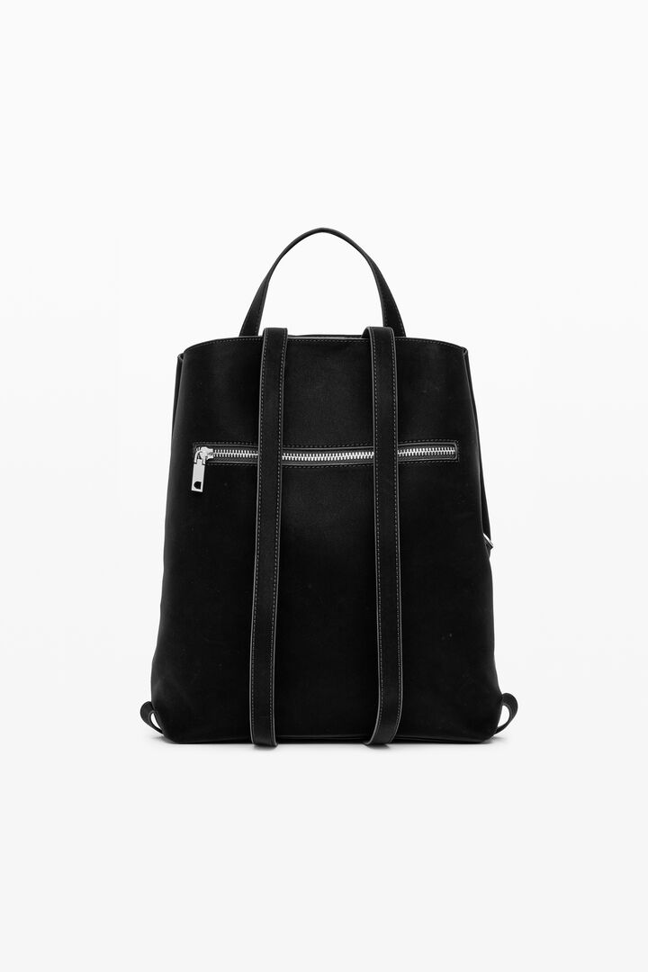 Medium faux leather backpack with pockets | Desigual