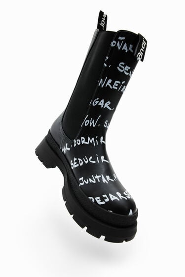 Hohe Chelsea-Boots Messages | Desigual