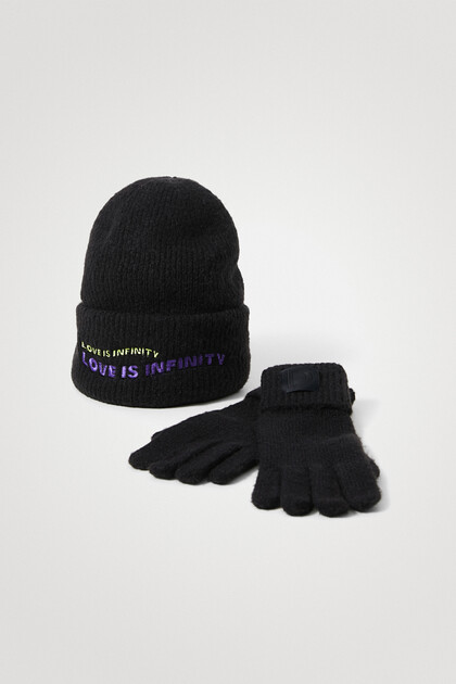 Geschenk-Set Mütze und Handschuhe