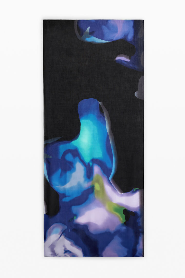 Foulard rectangulaire &agrave; d&eacute;grad&eacute;