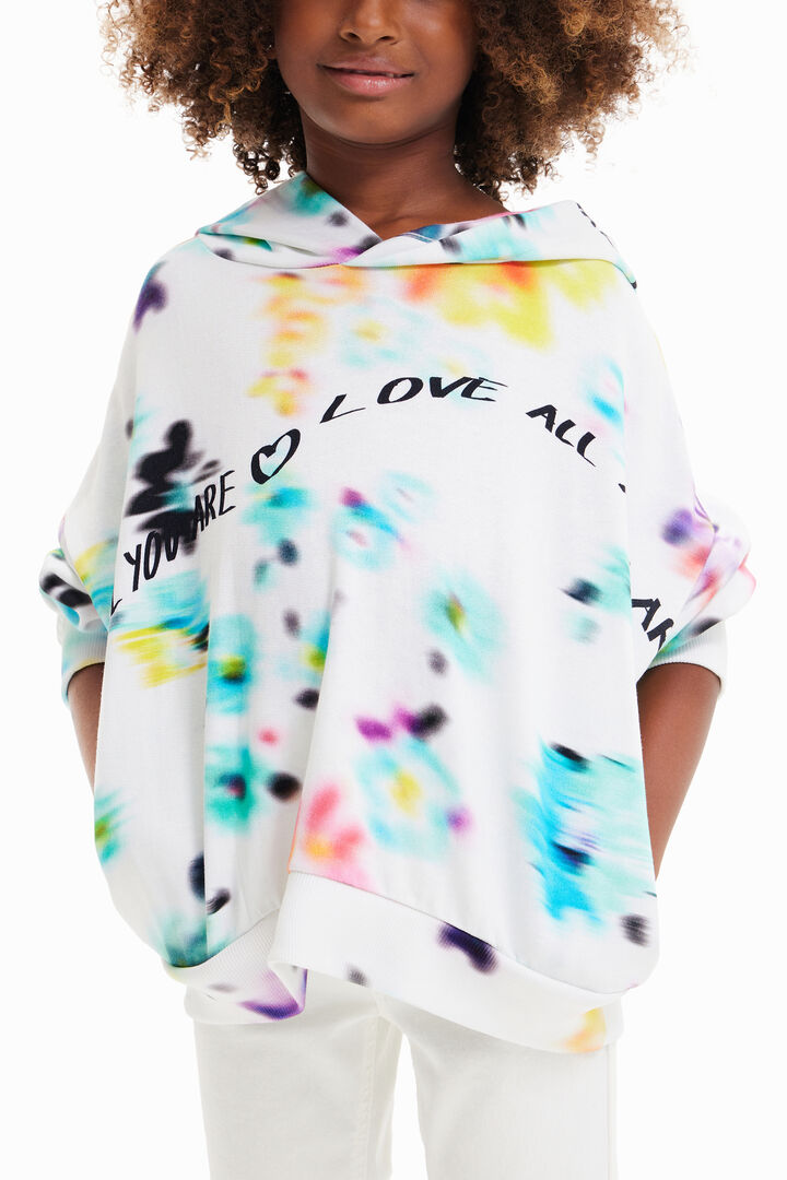 Dessuadora oversize desenfocada | Desigual